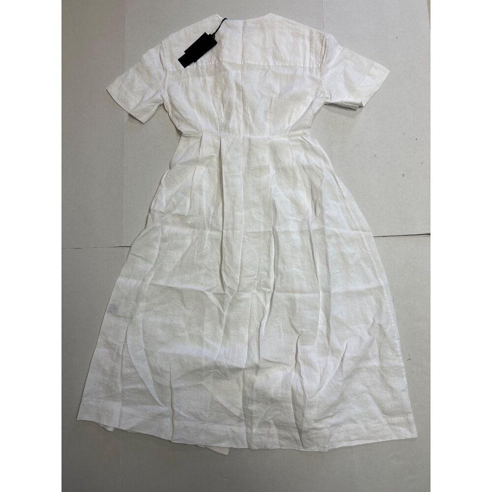 Jenni Kayne White Button-Front Midi Dress NWT - Picture 5 of 6